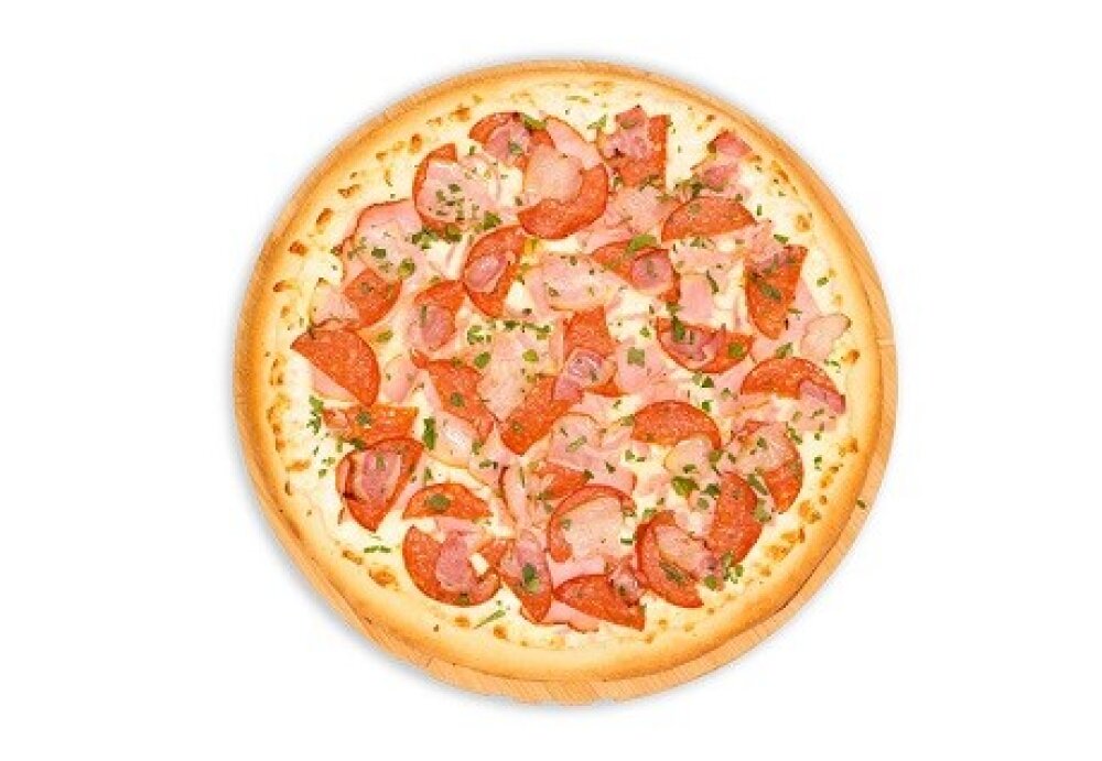 Пицца 24 см. Пицца ветчина, окорок, пепперони. Пицца с окороком. Пицца гастрономическая.