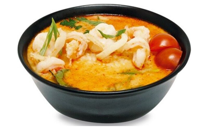 Суп Том Ям с рисом острый