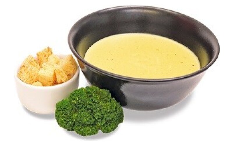 Овощной крем суп с брокколи