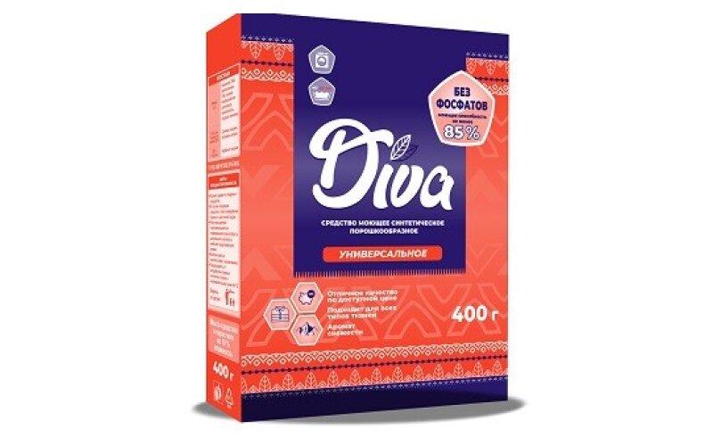 СМС порошкообразное универсальное Diva (0,4 кг)