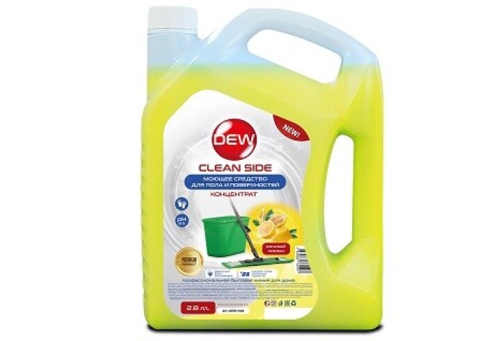 Универсальное моющее средство для пола и поверхностей DEW Clean Cide, желтый (2,8 л)