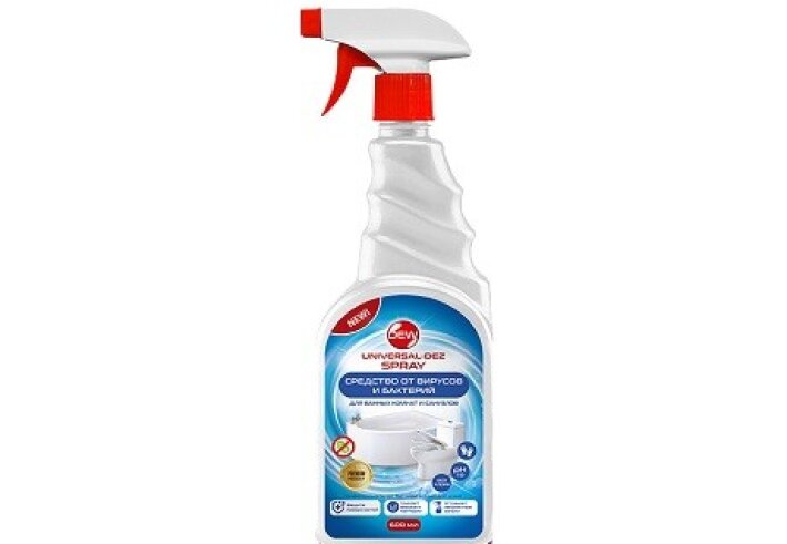 Чистящее средство для сан. узлов  DEW Dez-spray  (триггер-пена, 0,6 л)
