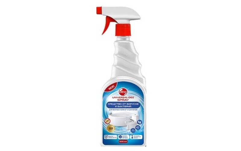 Чистящее средство для сан. узлов  DEW Dez-spray  (триггер-пена, 0,6 л)