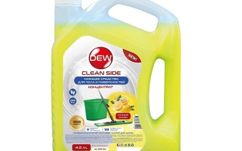 Универсальное моющее средство для пола и поверхностей DEW Clean Cide, желтый (4,2 л)