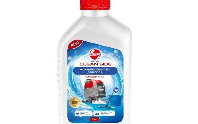 Щелочное средство для мытья пола DEW Profi Clean side (1 л)