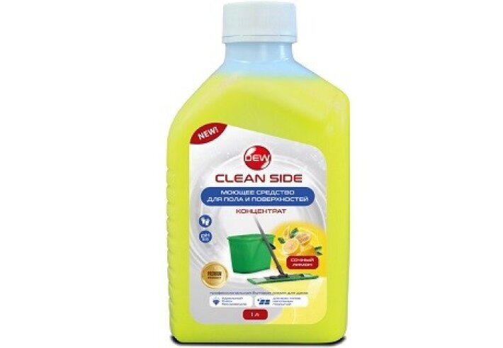 Универсальное моющее средство для пола и поверхностей DEW Clean Cide, желтый (1 л)