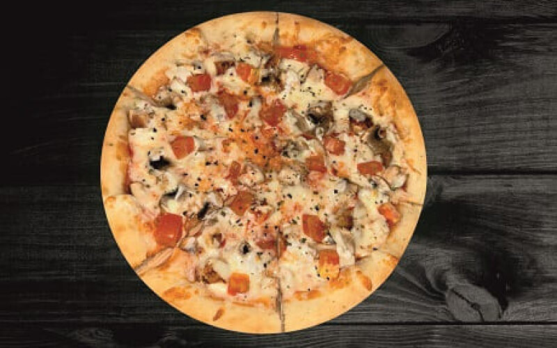 Пицца Курочка с шампиньонами 35 см