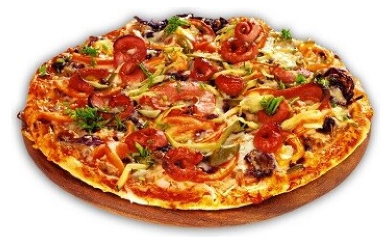 Пицца с ветчиной стандартная 25 см
