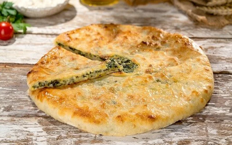 Пирог с сыром и шпинатом