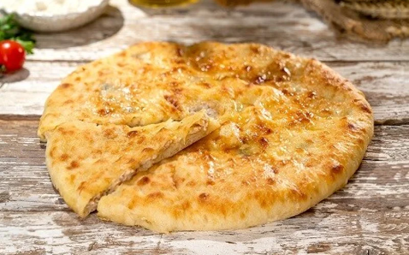 Пирог с курицей и грибами