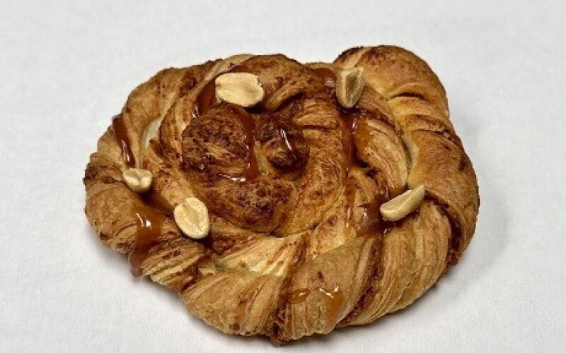 Улитка с арахисовой пастой