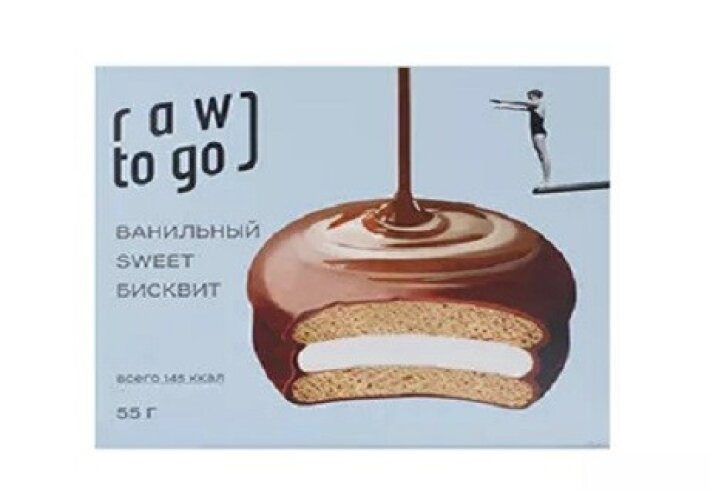 Sweet бисквит с ванильным суфле Raw To Go