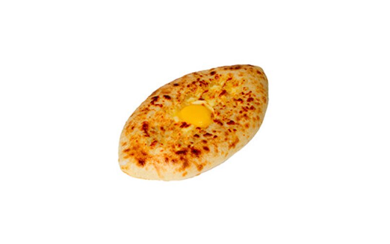 Хачапури по-аджарски с одним яйцом 
