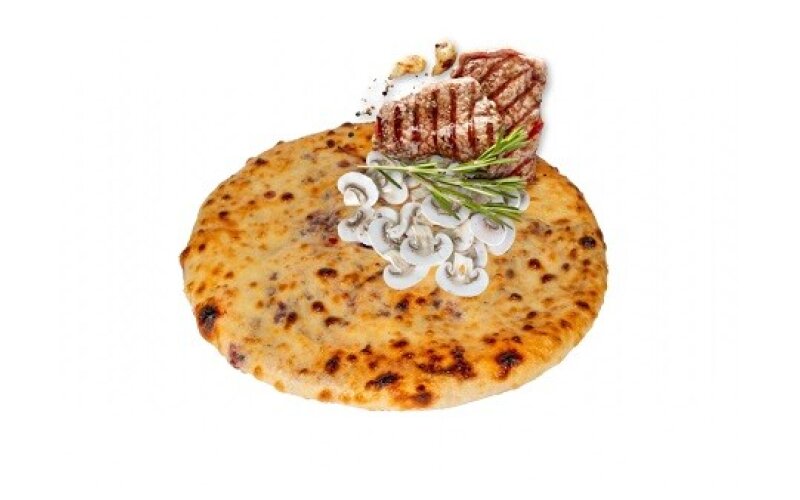 Пирог с мясом и грибами