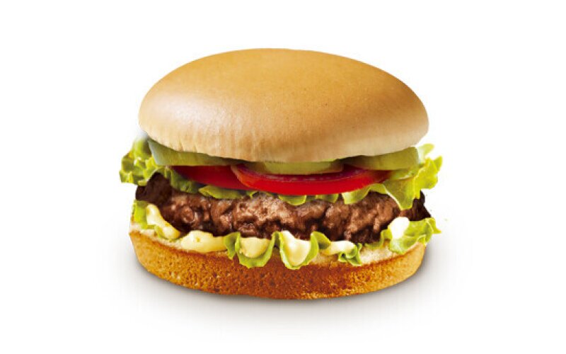 Гамбургер с говядиной и перцем халапеньо