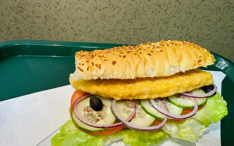 Сэндвич Белая рыба 15 см