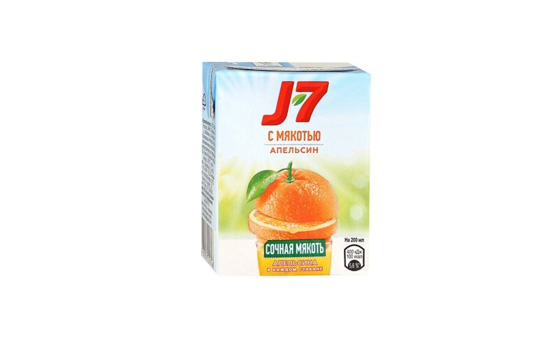 Сок J7 апельсиновый