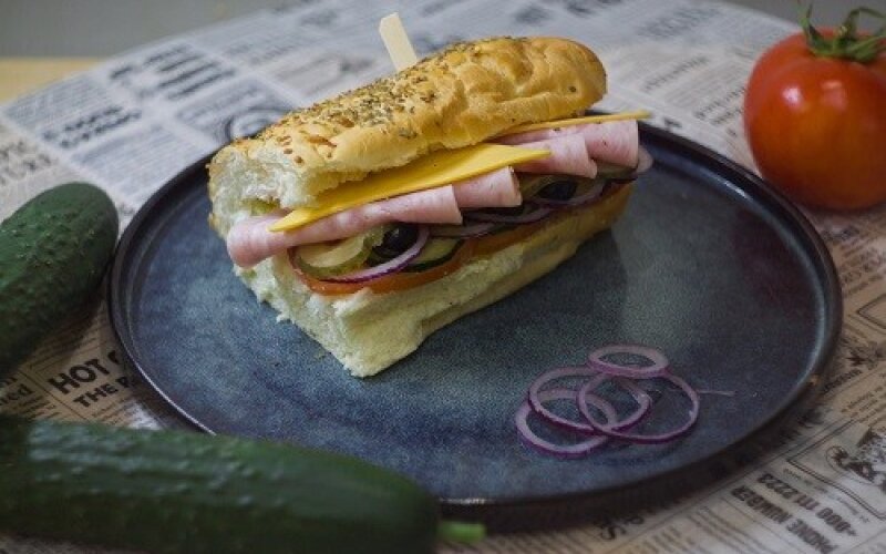 Сэндвич  Ветчина 15 см