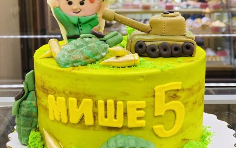 Торт № 265 Праздничный, военная тематика