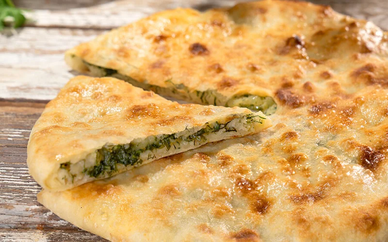 Пирог Картофель и зелень