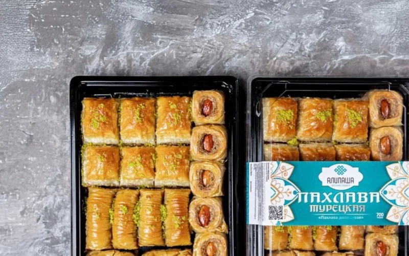 Пахлава Дворцовая ореховая с грецким орехом в начинке