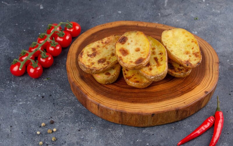 Картофель на мангале