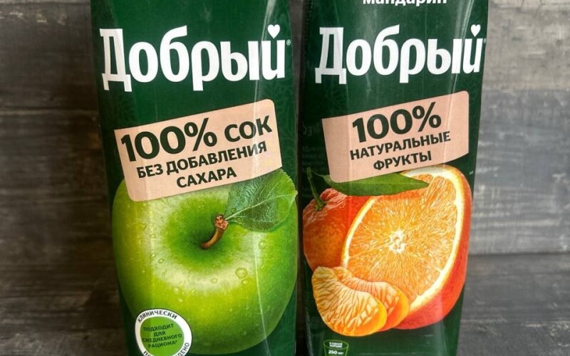 Сок Добрый яблочный 1 л