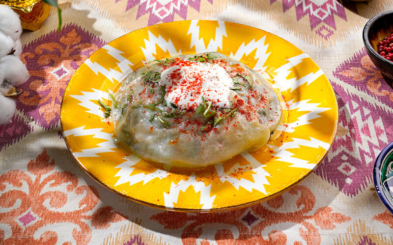 Кук-Ханум со шпинатом