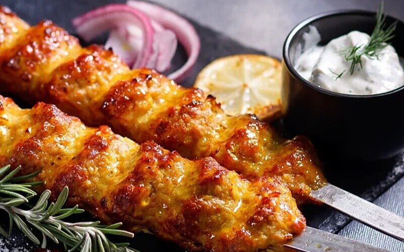 Люля куриное в лаваше