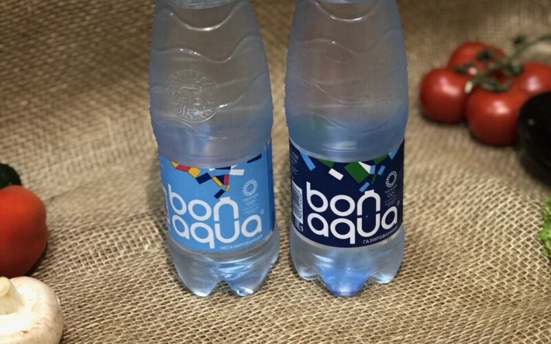 Вода Бон Аква газированная