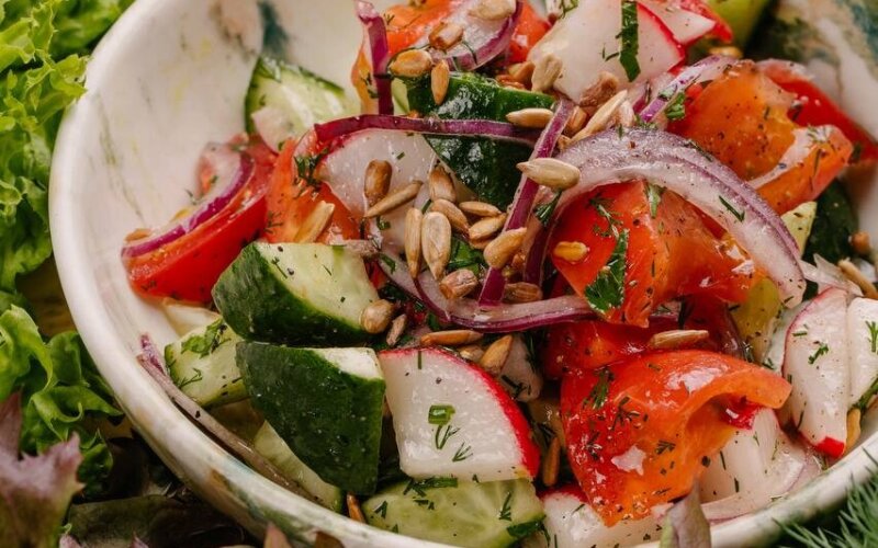 Кубанский овощной салат