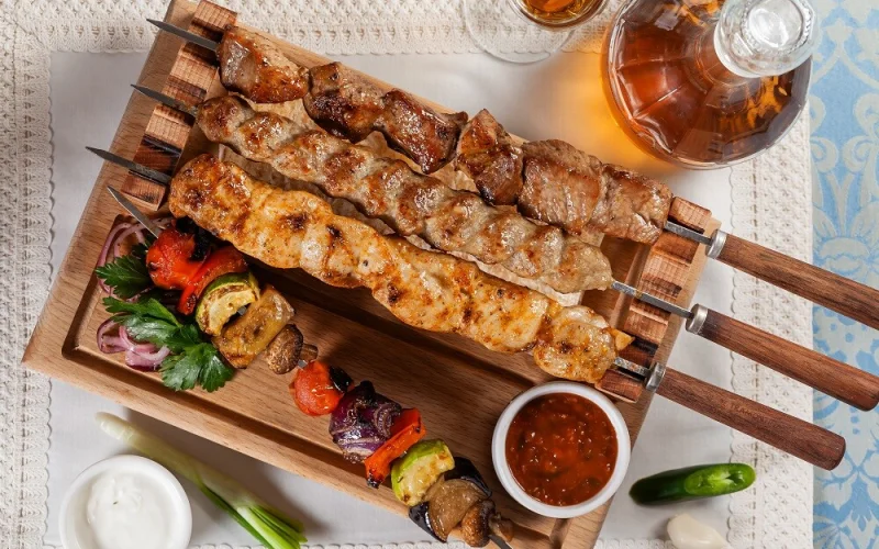 Шашлык из бедра цыпленка