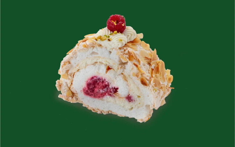 Меренговый рулет «Малина»