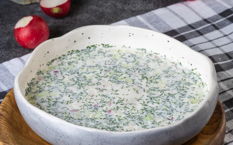 Окрошка овощная