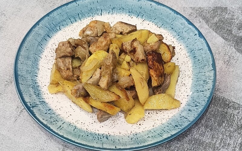 Картофель с мясом