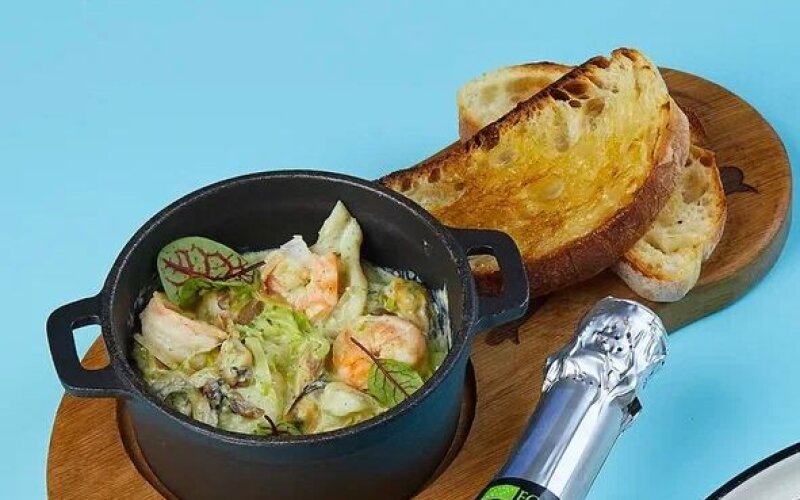 Соте с морепродуктами