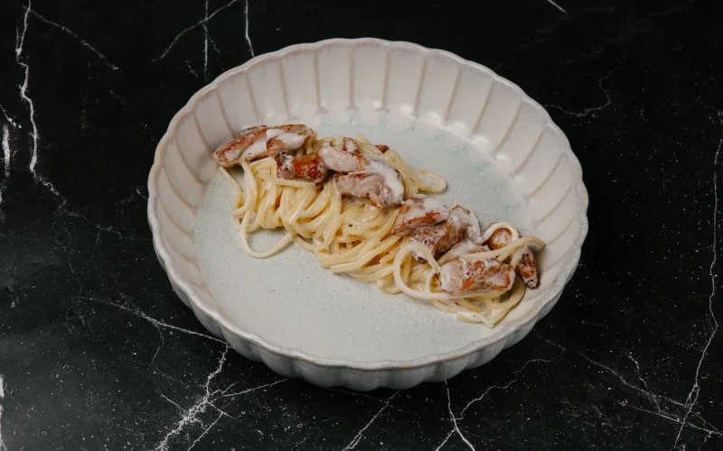 Домашняя паста с курочкой