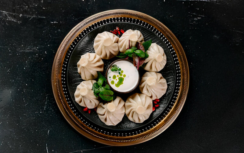 Хинкали с бараниной на пару (3 шт.)