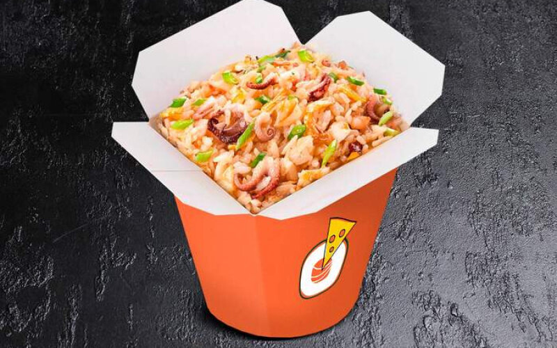 Рис с морепродуктами