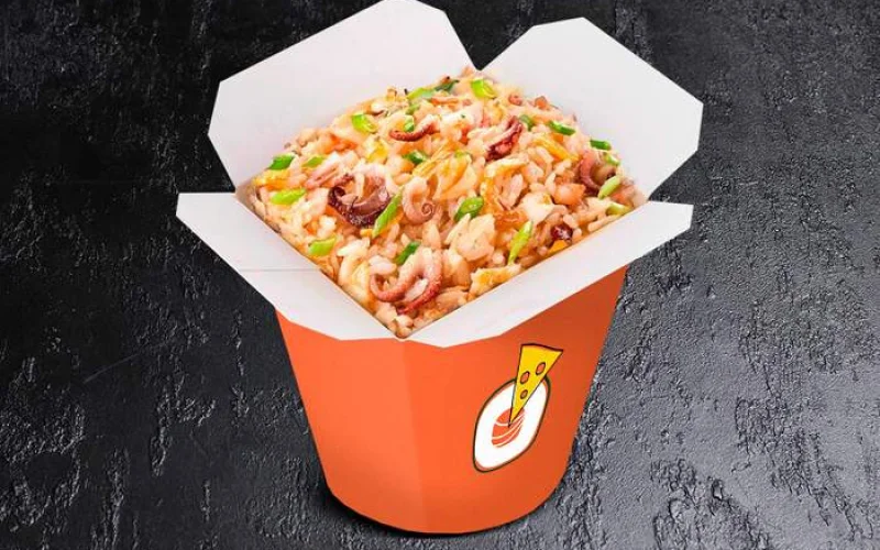 Рис с морепродуктами