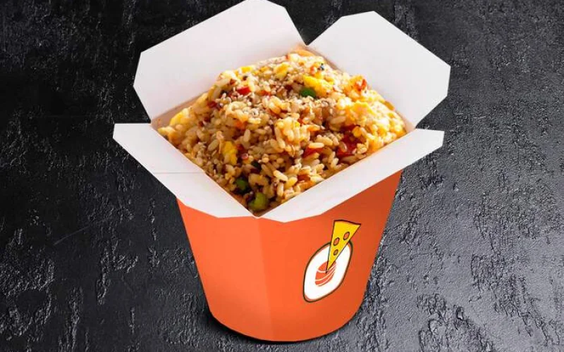 Рис с курицей и овощами