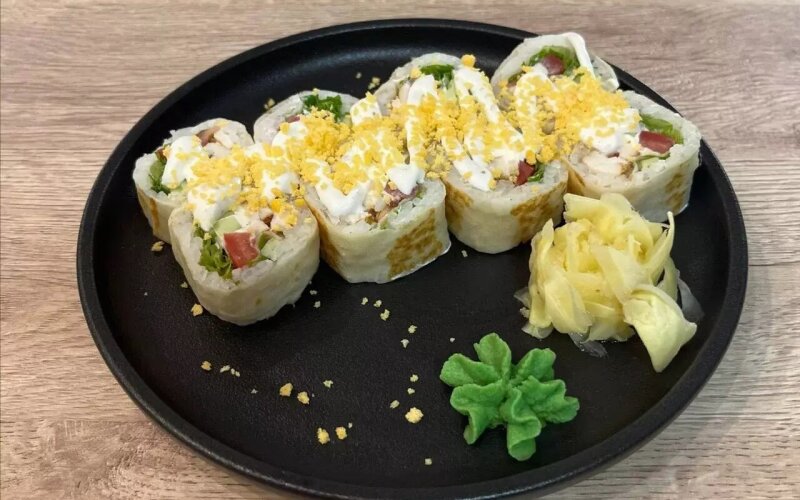 Ролл Цезарь с курицей