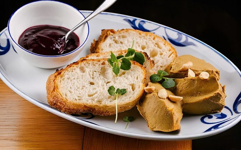 Паштет куриный с гренками