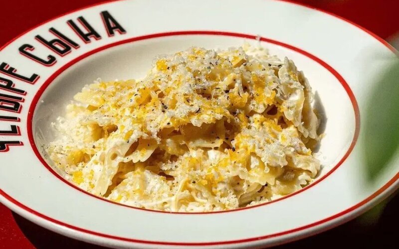 Фарфалле с сыром